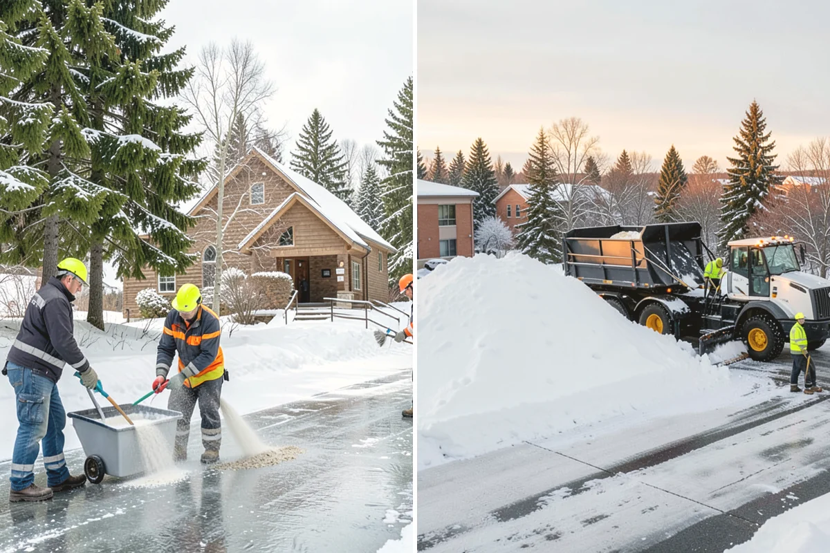 Daycare Snow Plowing in Mukilteo, Snohomish County, WA - Confirm opening time and mark the drop-off lane as top priority