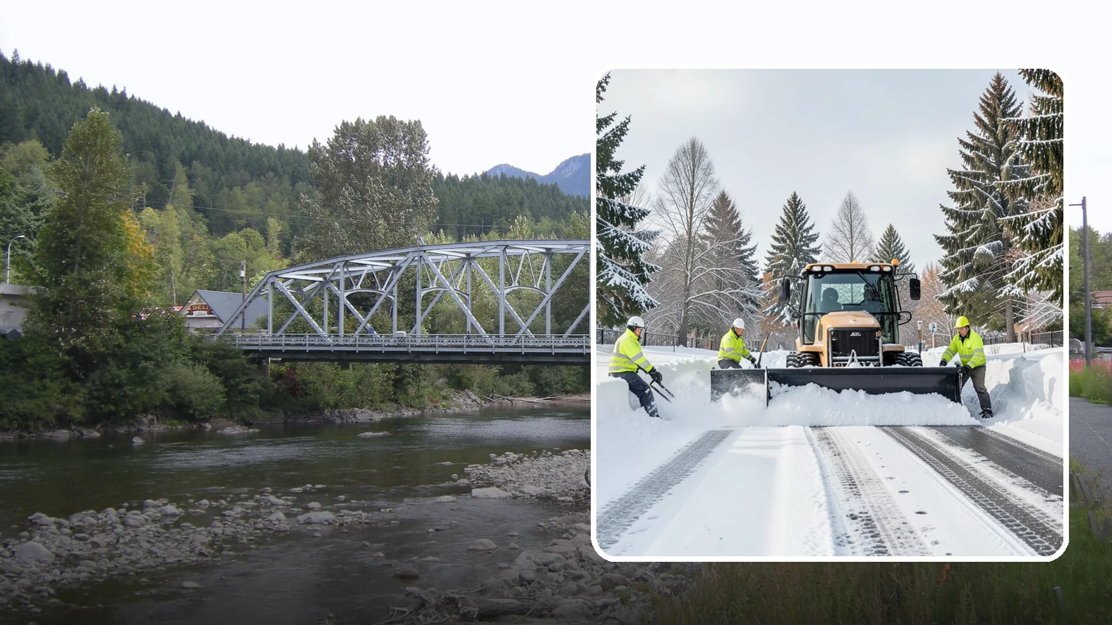 Daycare Snow Plowing in Skykomish, King County, WA - We plow daycare lots and drop-off zones before opening so parents carrying young children reach the door safely.