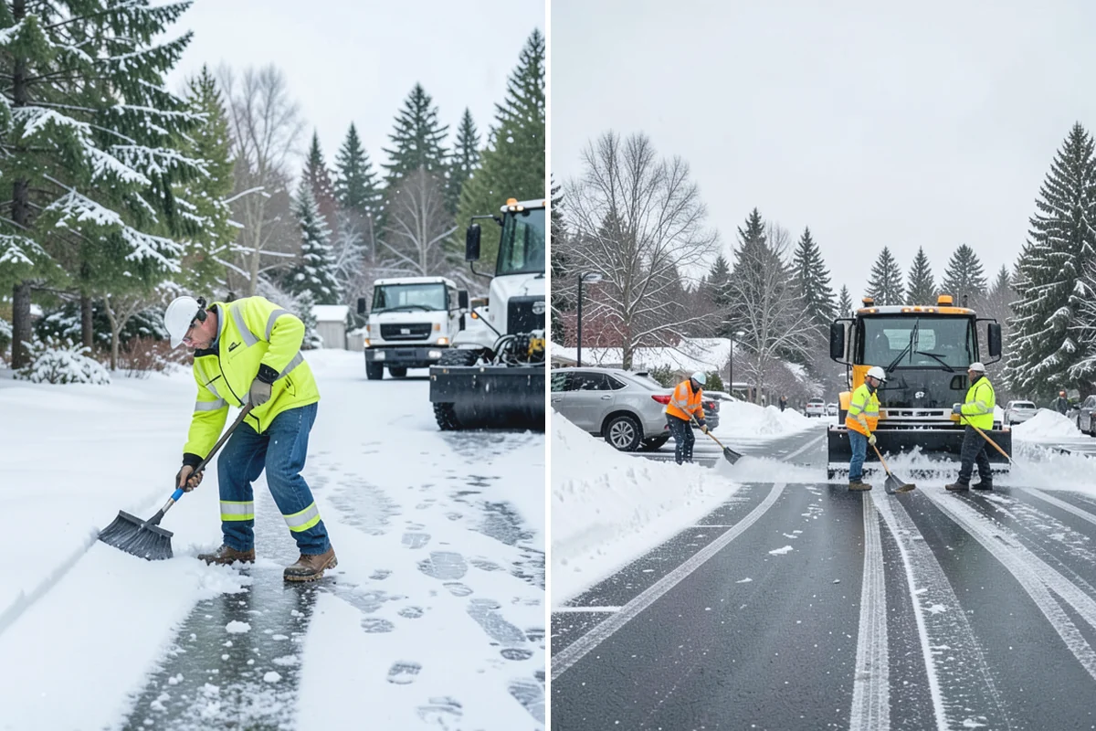 Daycare Snow Plowing in Skykomish, King County, WA - Confirm opening time and mark the drop-off lane as top priority