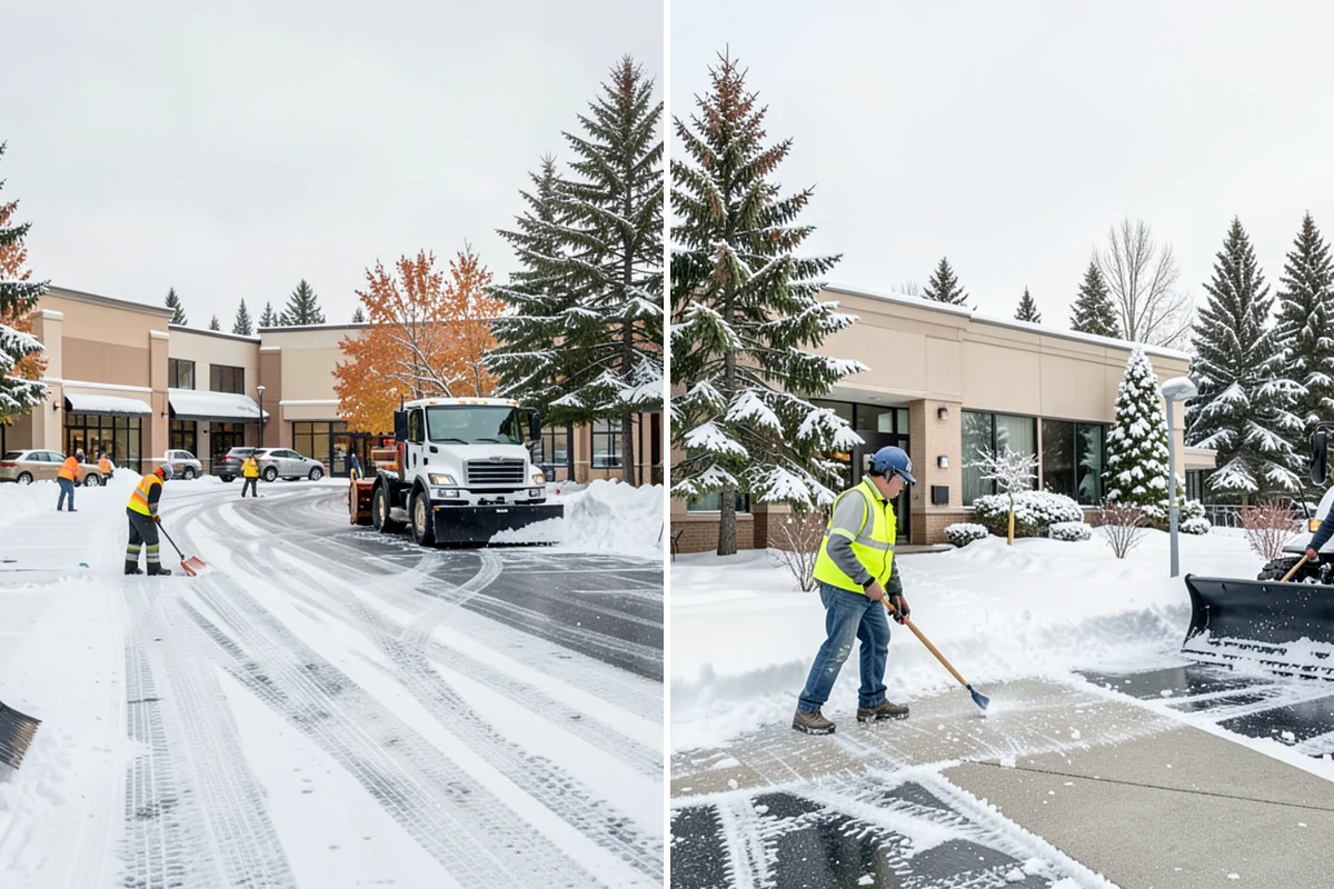 Daycare Snow Plowing in Snoqualmie, King County, WA - Confirm opening time and mark the drop-off lane as top priority
