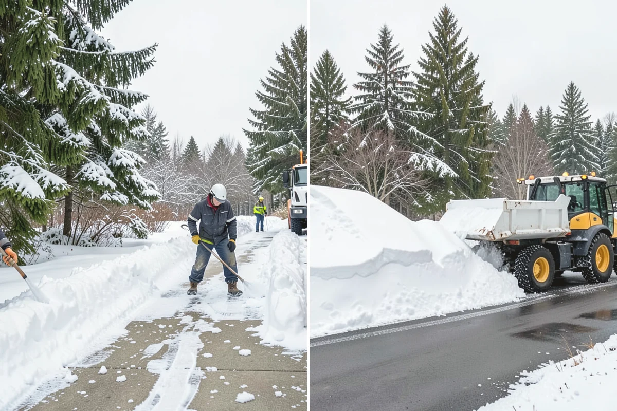 Daycare Snow Plowing in University Place, Pierce County, WA - Confirm opening time and mark the drop-off lane as top priority