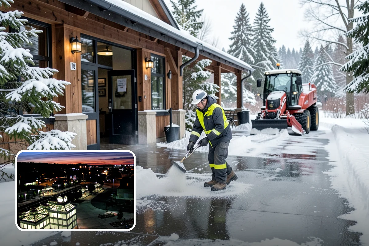 Daycare Snow Removal in Auburn, King County, WA - Safe walkways for parents and children