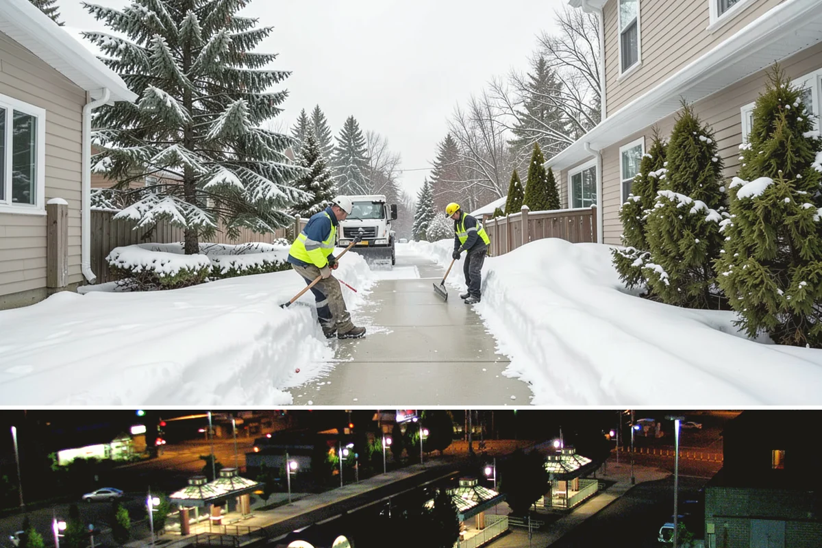 Daycare Snow Removal in Auburn, King County, WA - Daycare clearing is in highest demand on snowy mornings from December to February.