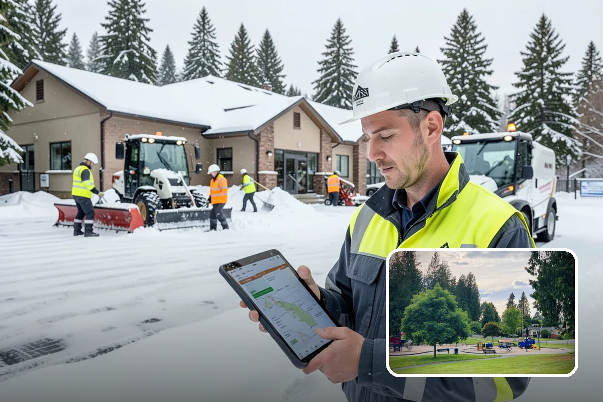 Daycare Snow Removal in Bonney Lake, Pierce County, WA - Safe walkways for parents and children