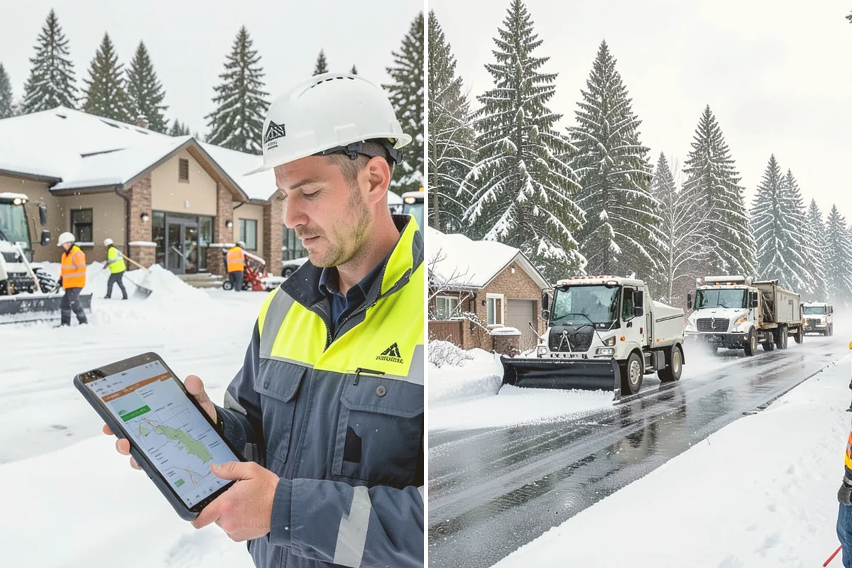 Daycare Snow Removal in Brier, Snohomish County, WA - Identify parking, drop-off, and entry paths