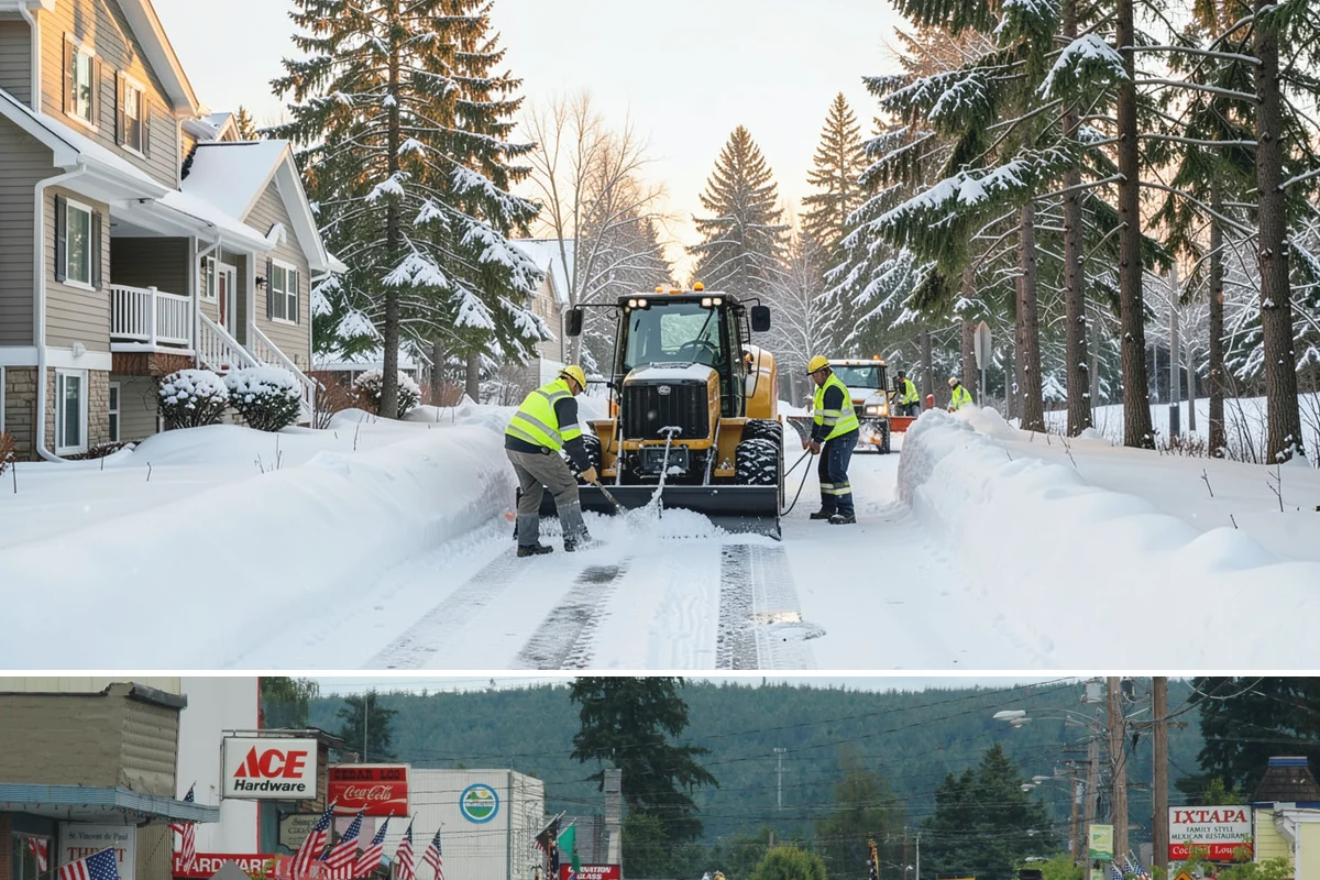 Daycare Snow Removal in Carnation, King County, WA - Daycare clearing is in highest demand on snowy mornings from December to February.