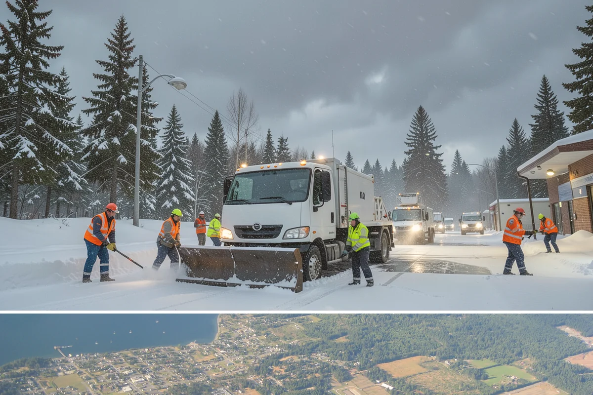 Daycare Snow Removal in Coupeville, Island County, WA - Daycare clearing is in highest demand on snowy mornings from December to February.