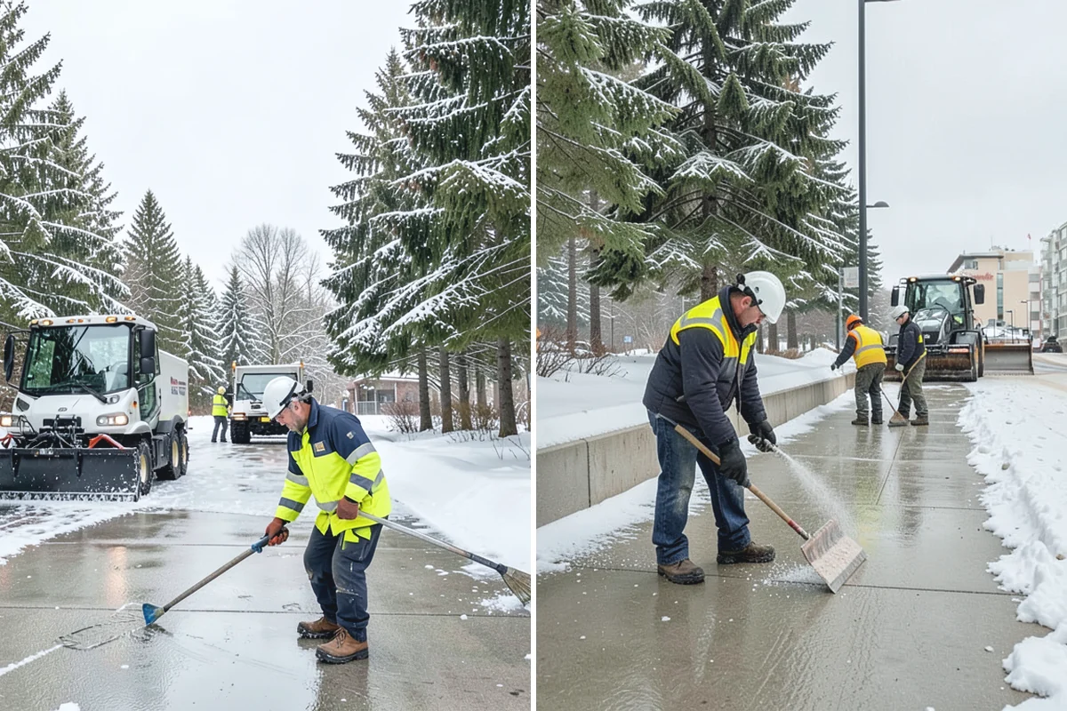 Daycare Snow Removal in Darrington, Snohomish County, WA - Identify parking, drop-off, and entry paths