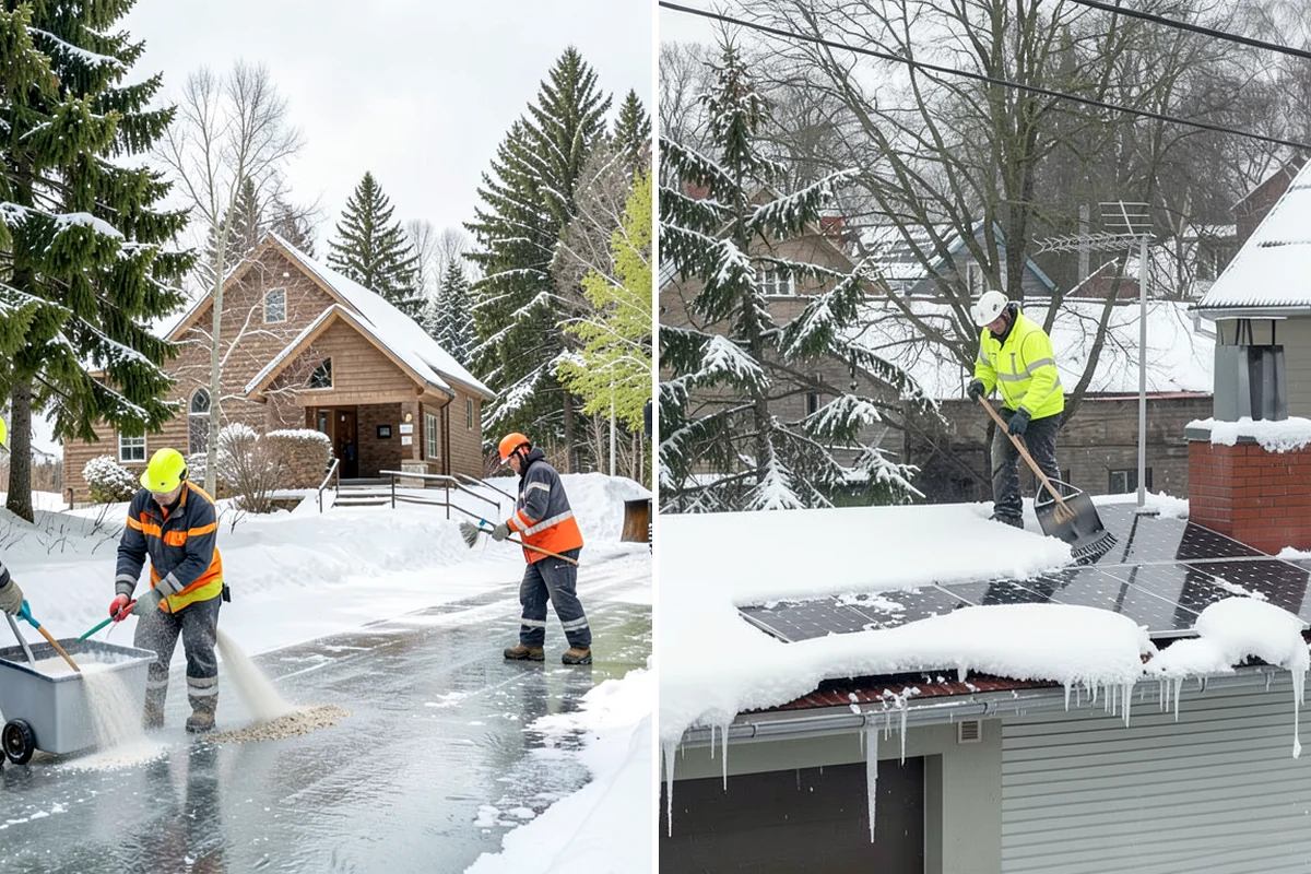 Daycare Snow Removal in DuPont, Pierce County, WA - Identify parking, drop-off, and entry paths