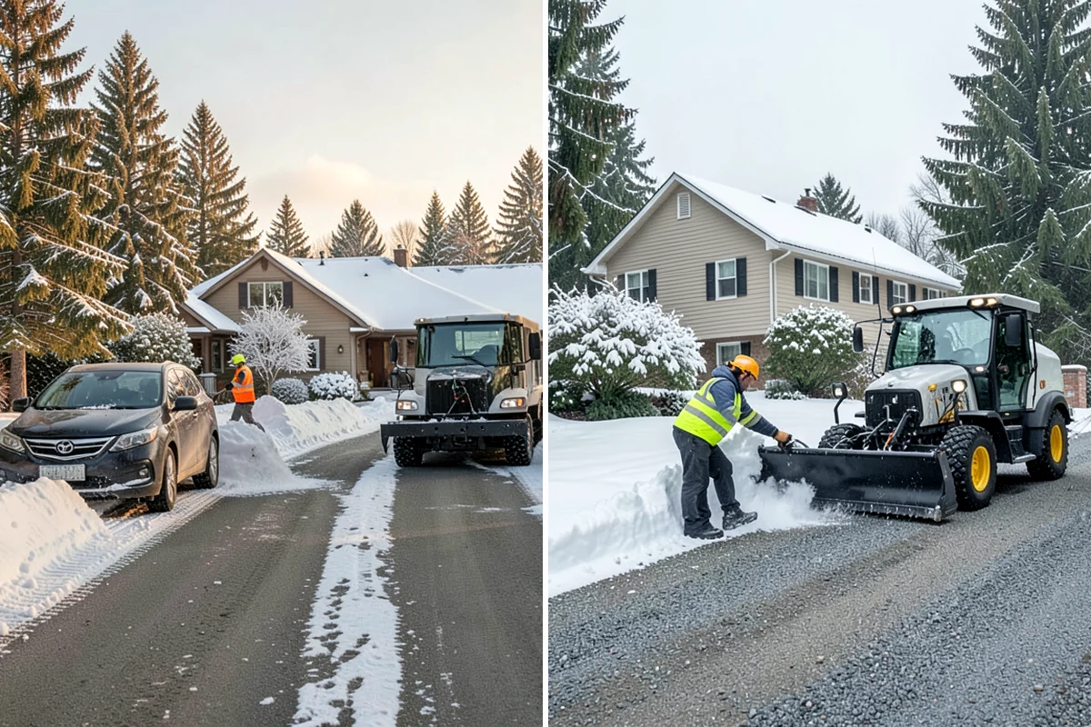Daycare Snow Removal in Federal Way, King County, WA - Identify parking, drop-off, and entry paths