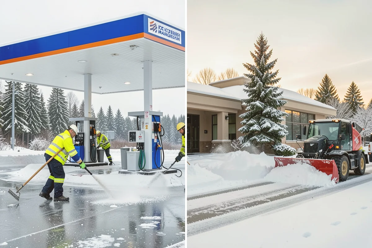 Daycare Snow Removal in Fife, Pierce County, WA - Identify parking, drop-off, and entry paths
