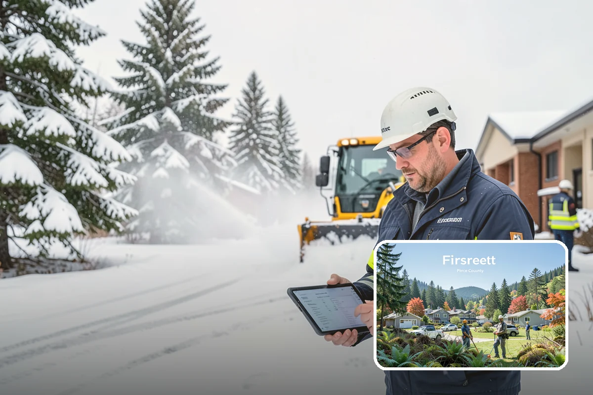 Daycare Snow Removal in Fircrest, Pierce County, WA - Safe walkways for parents and children