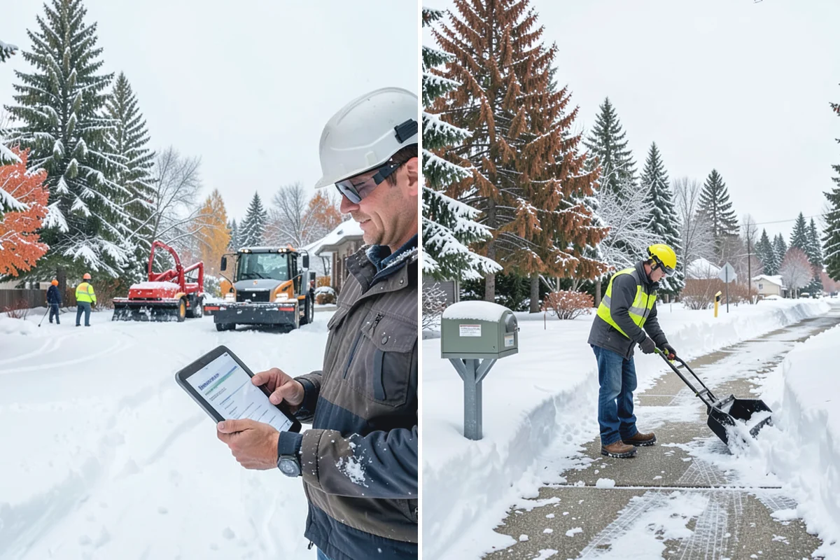 Daycare Snow Removal in Gold Bar, Snohomish County, WA - Identify parking, drop-off, and entry paths