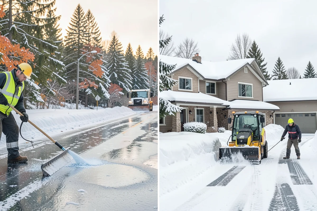 Daycare Snow Removal in Hamilton, Skagit County, WA - Identify parking, drop-off, and entry paths