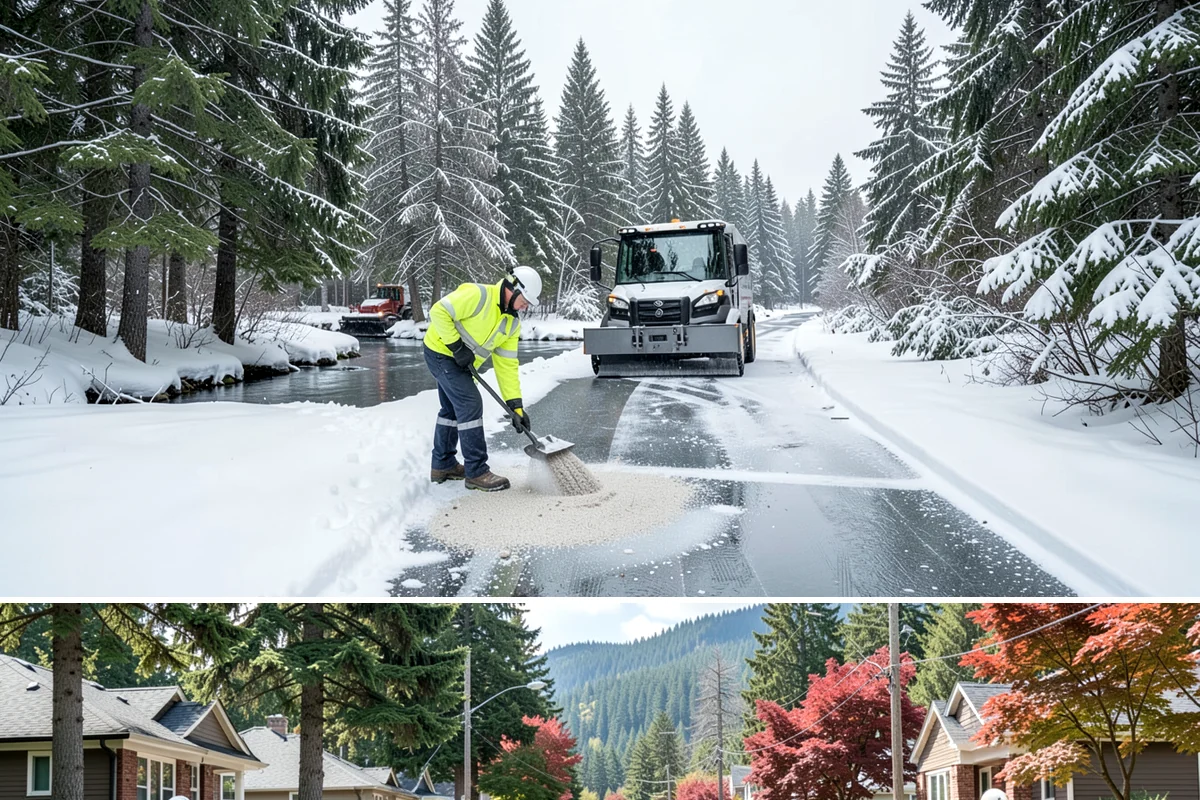 Daycare Snow Removal in Hunts Point, King County, WA - Daycare clearing is in highest demand on snowy mornings from December to February.
