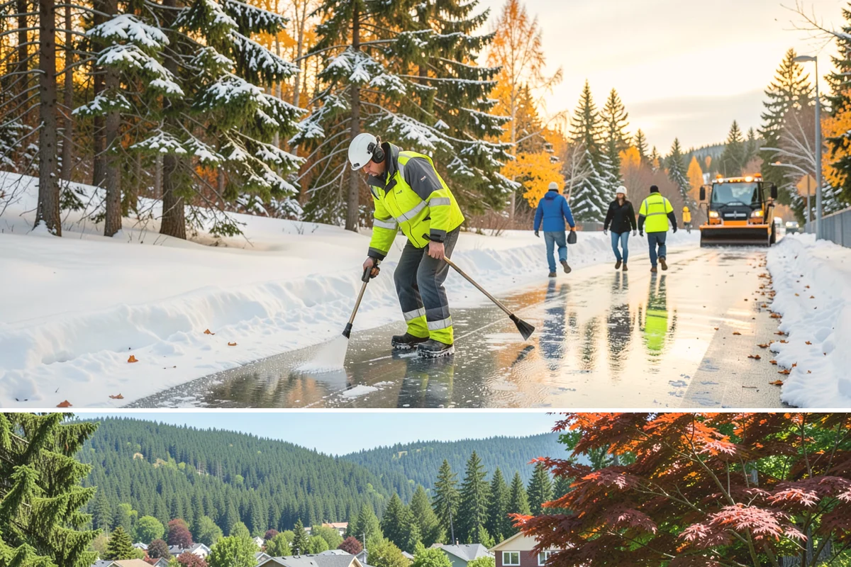Daycare Snow Removal in Index, Snohomish County, WA - Daycare clearing is in highest demand on snowy mornings from December to February.