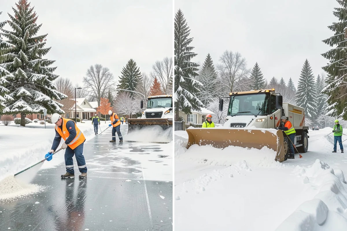 Daycare Snow Removal in Kirkland, King County, WA - Identify parking, drop-off, and entry paths