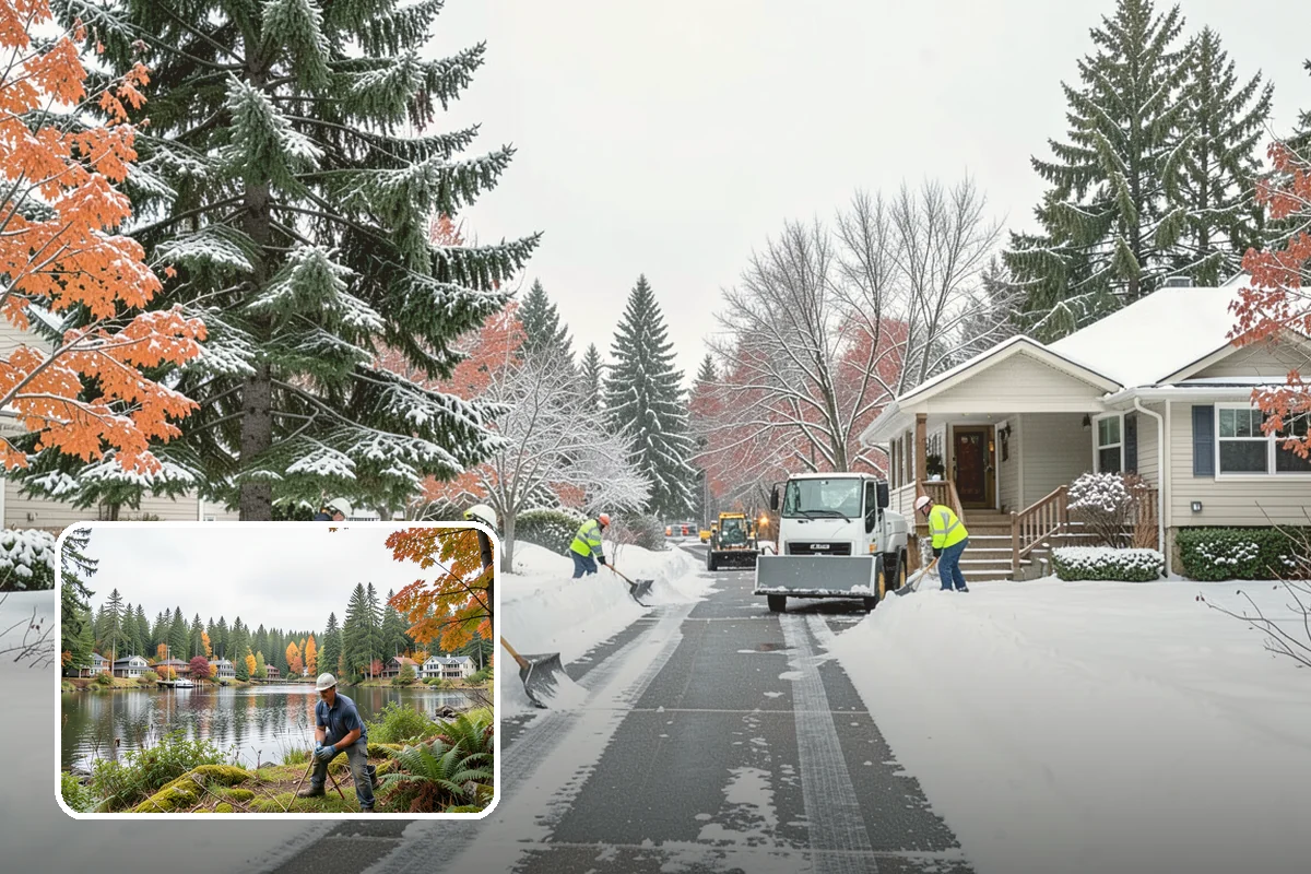 Daycare Snow Removal in La Conner, Skagit County, WA - Safe walkways for parents and children