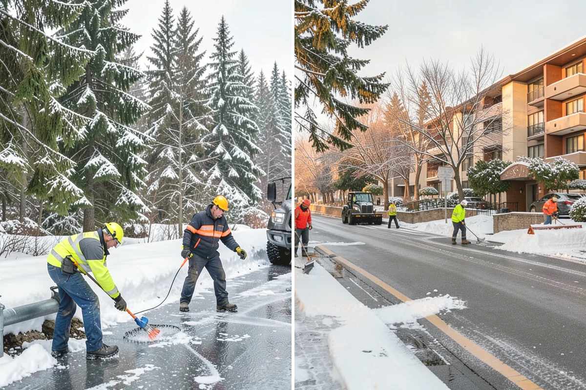 Daycare Snow Removal in La Conner, Skagit County, WA - Identify parking, drop-off, and entry paths