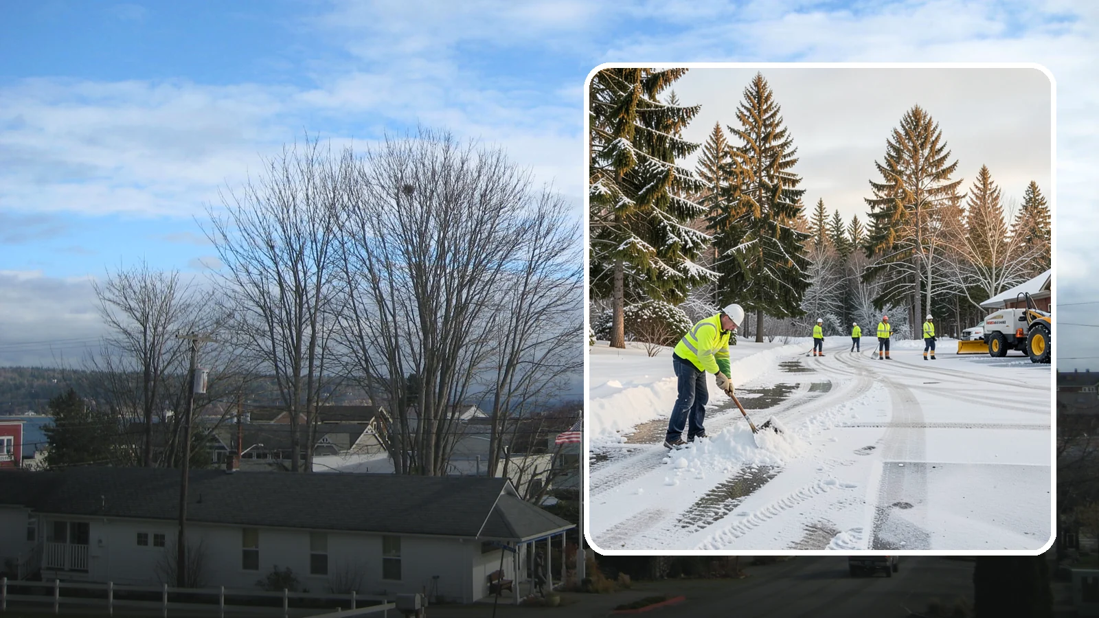 Daycare Snow Removal in Langley, Island County, WA - We clear daycare properties with extra care so children, parents, and staff stay safe on winter mornings.