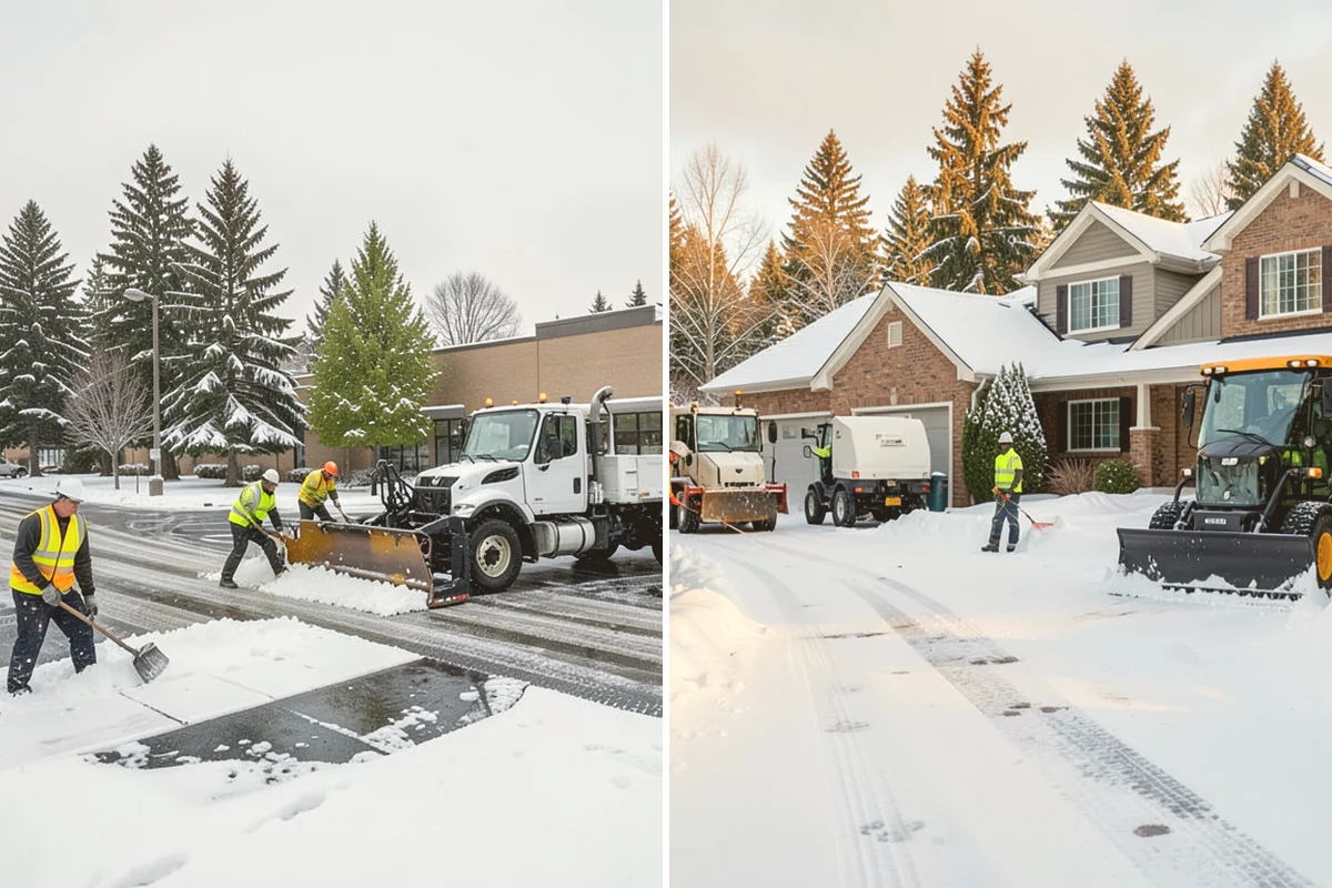 Daycare Snow Removal in Langley, Island County, WA - Identify parking, drop-off, and entry paths