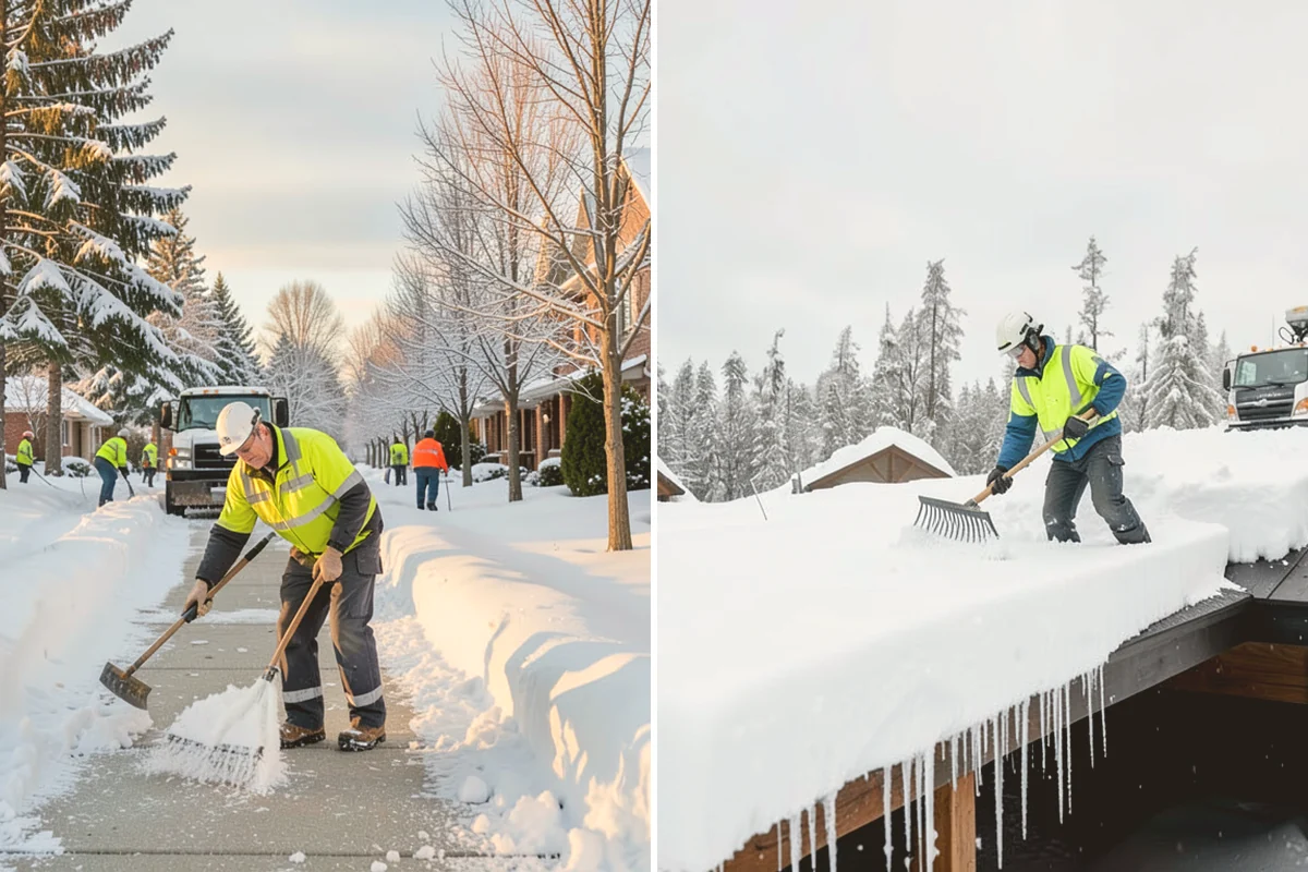 Daycare Snow Removal in Lynnwood, Snohomish County, WA - Identify parking, drop-off, and entry paths