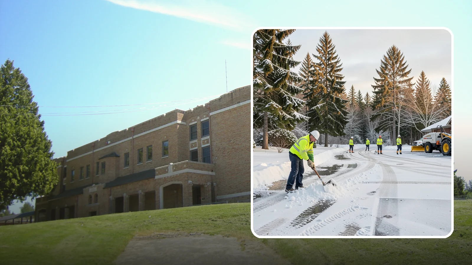 Daycare Snow Removal in Maple Valley, King County, WA - We clear daycare properties with extra care so children, parents, and staff stay safe on winter mornings.