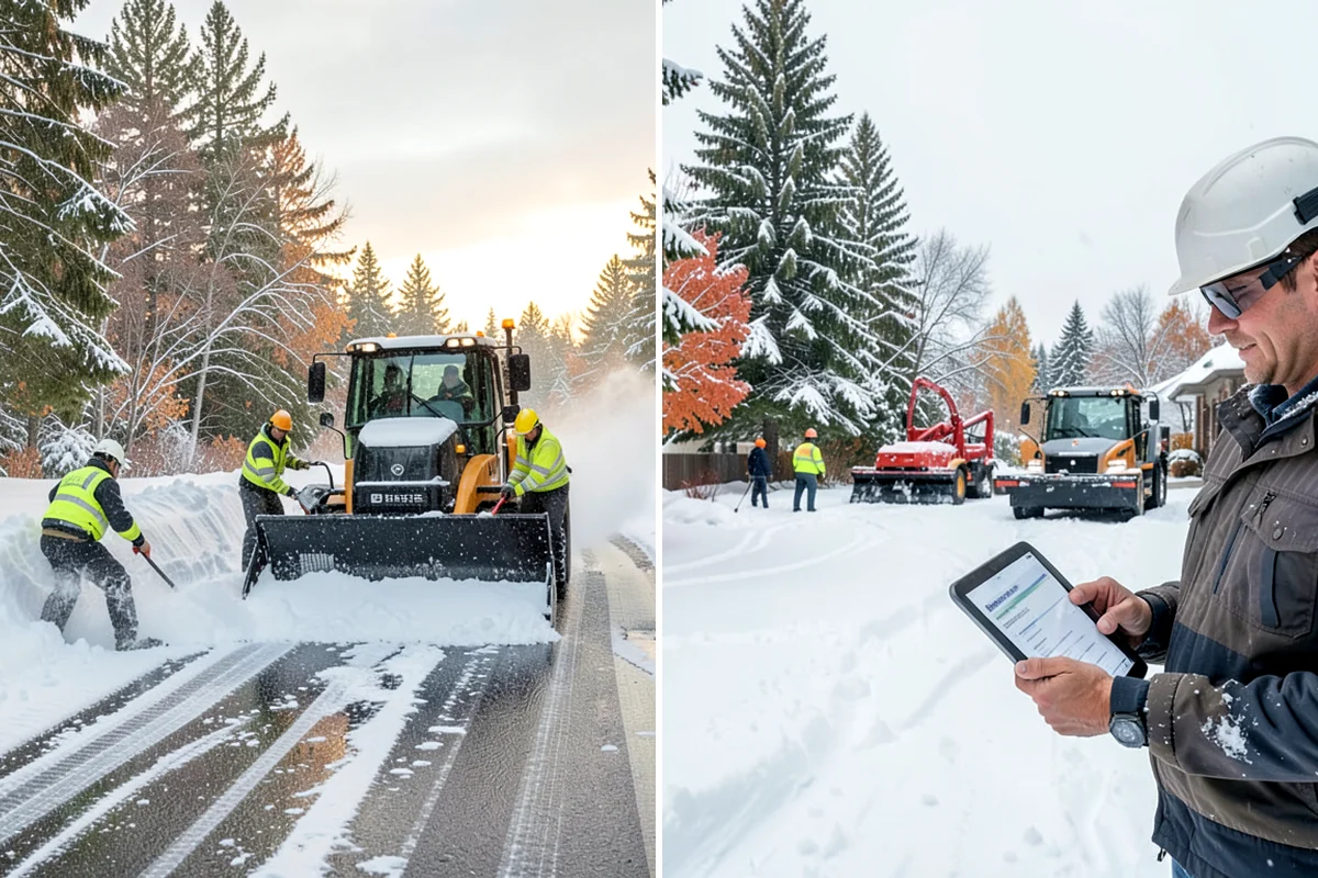 Daycare Snow Removal in Maple Valley, King County, WA - Identify parking, drop-off, and entry paths