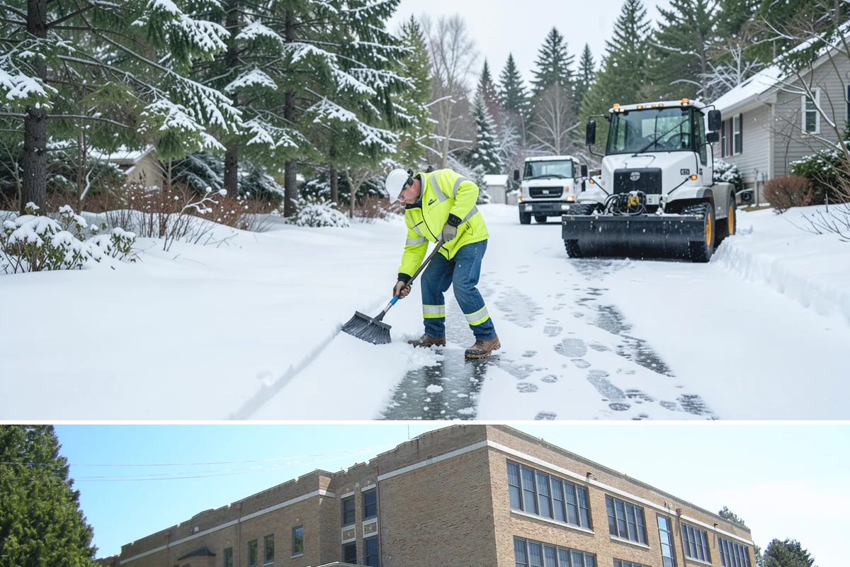 Daycare Snow Removal in Maple Valley, King County, WA - Daycare clearing is in highest demand on snowy mornings from December to February.