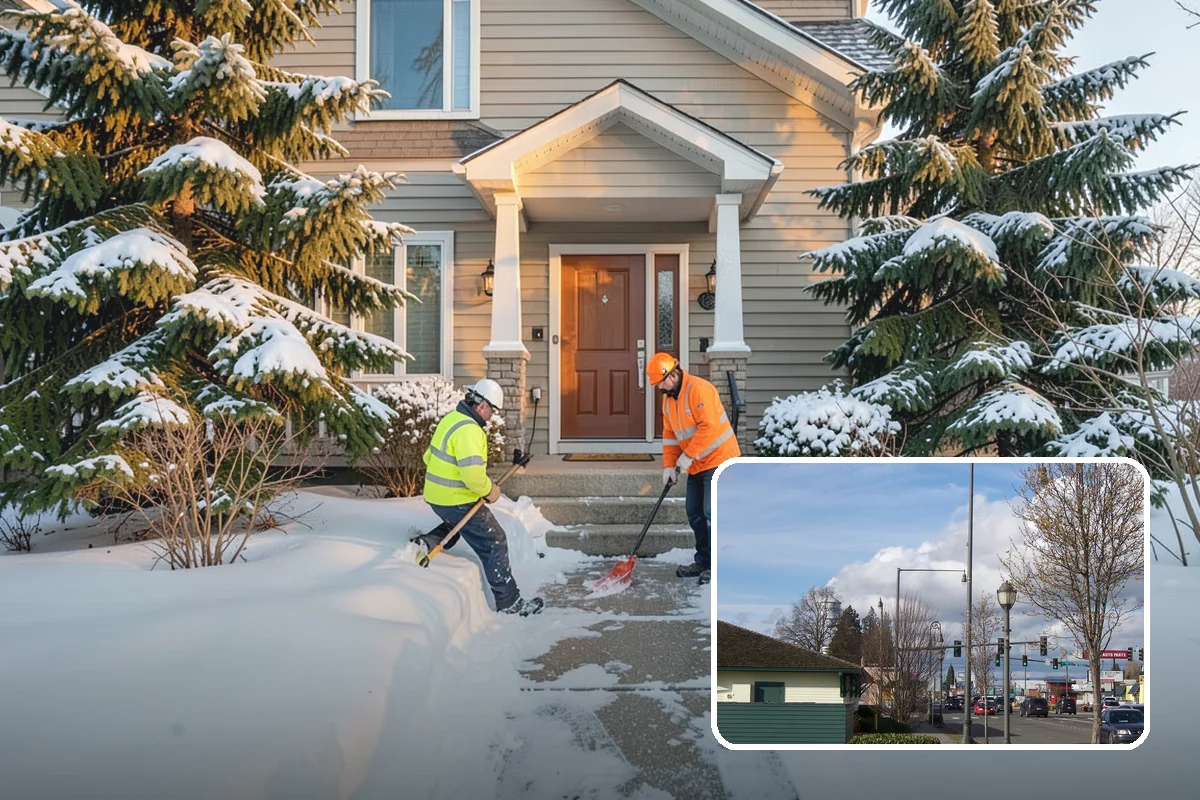 Daycare Snow Removal in Marysville, Snohomish County, WA - Safe walkways for parents and children