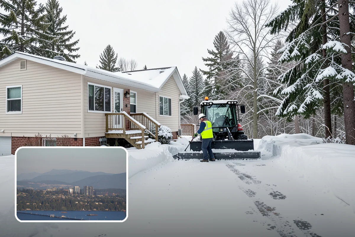 Daycare Snow Removal in Medina, King County, WA - Safe walkways for parents and children