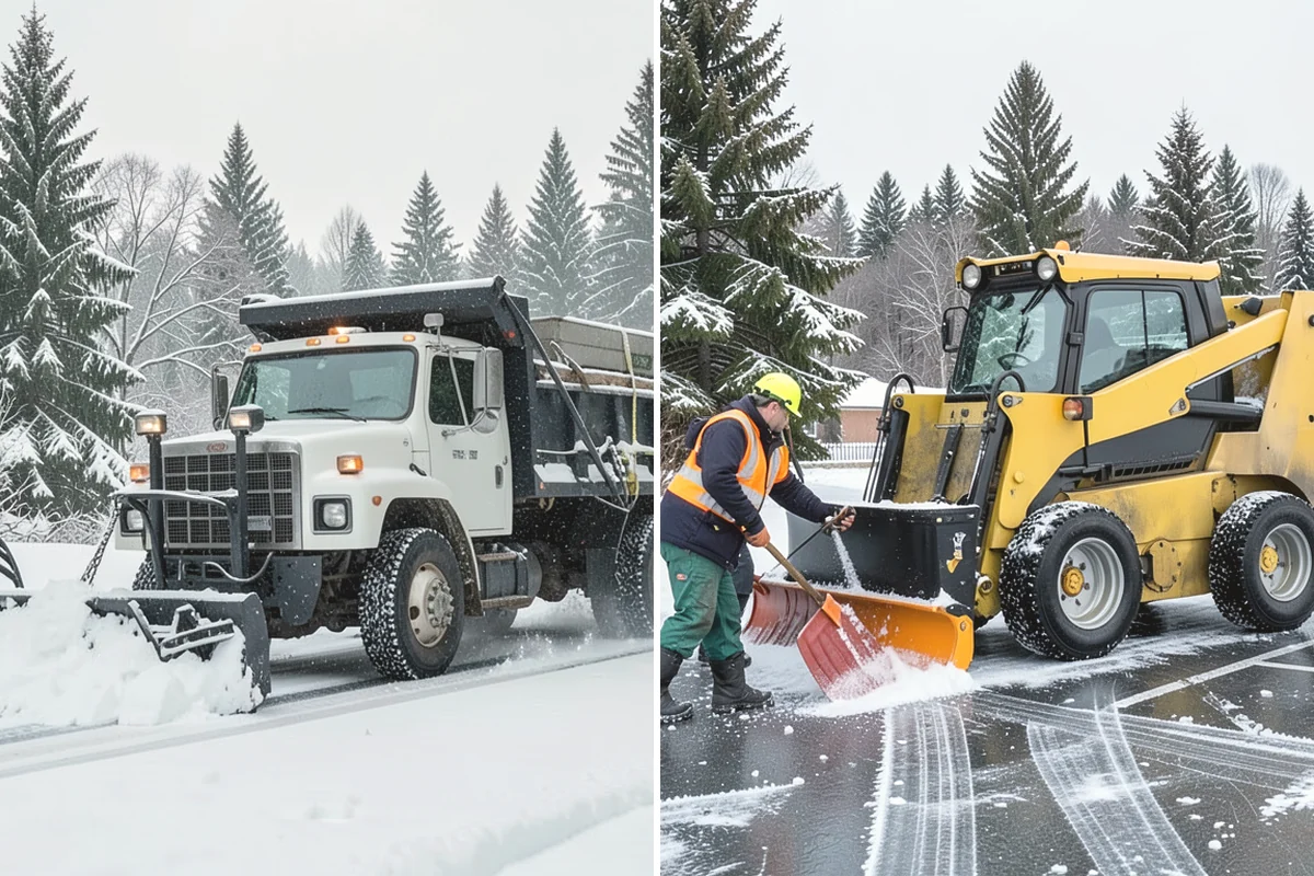 Daycare Snow Removal in Mercer Island, King County, WA - Identify parking, drop-off, and entry paths