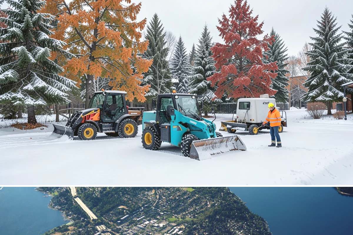 Daycare Snow Removal in Mercer Island, King County, WA - Daycare clearing is in highest demand on snowy mornings from December to February.