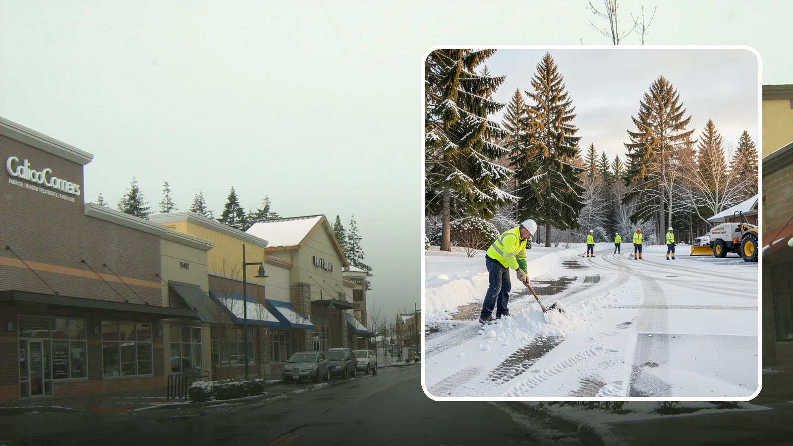 Daycare Snow Removal in Mill Creek, Snohomish County, WA - We clear daycare properties with extra care so children, parents, and staff stay safe on winter mornings.