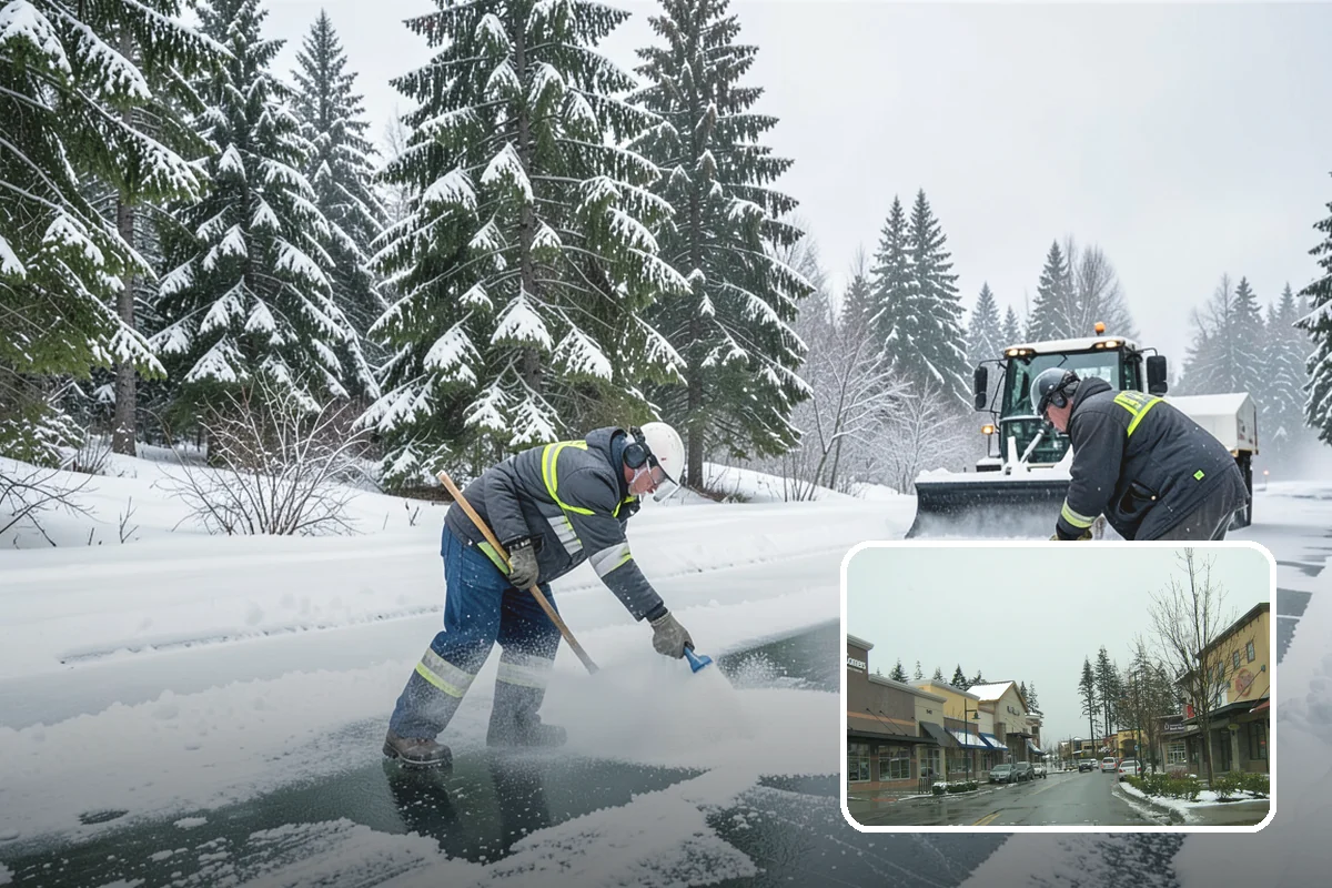 Daycare Snow Removal in Mill Creek, Snohomish County, WA - Safe walkways for parents and children