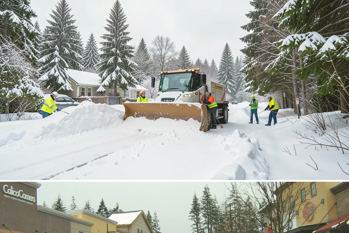 Daycare Snow Removal in Mill Creek, Snohomish County, WA - Daycare clearing is in highest demand on snowy mornings from December to February.