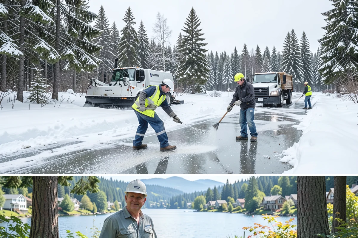 Daycare Snow Removal in Milton, King County, WA - Daycare clearing is in highest demand on snowy mornings from December to February.