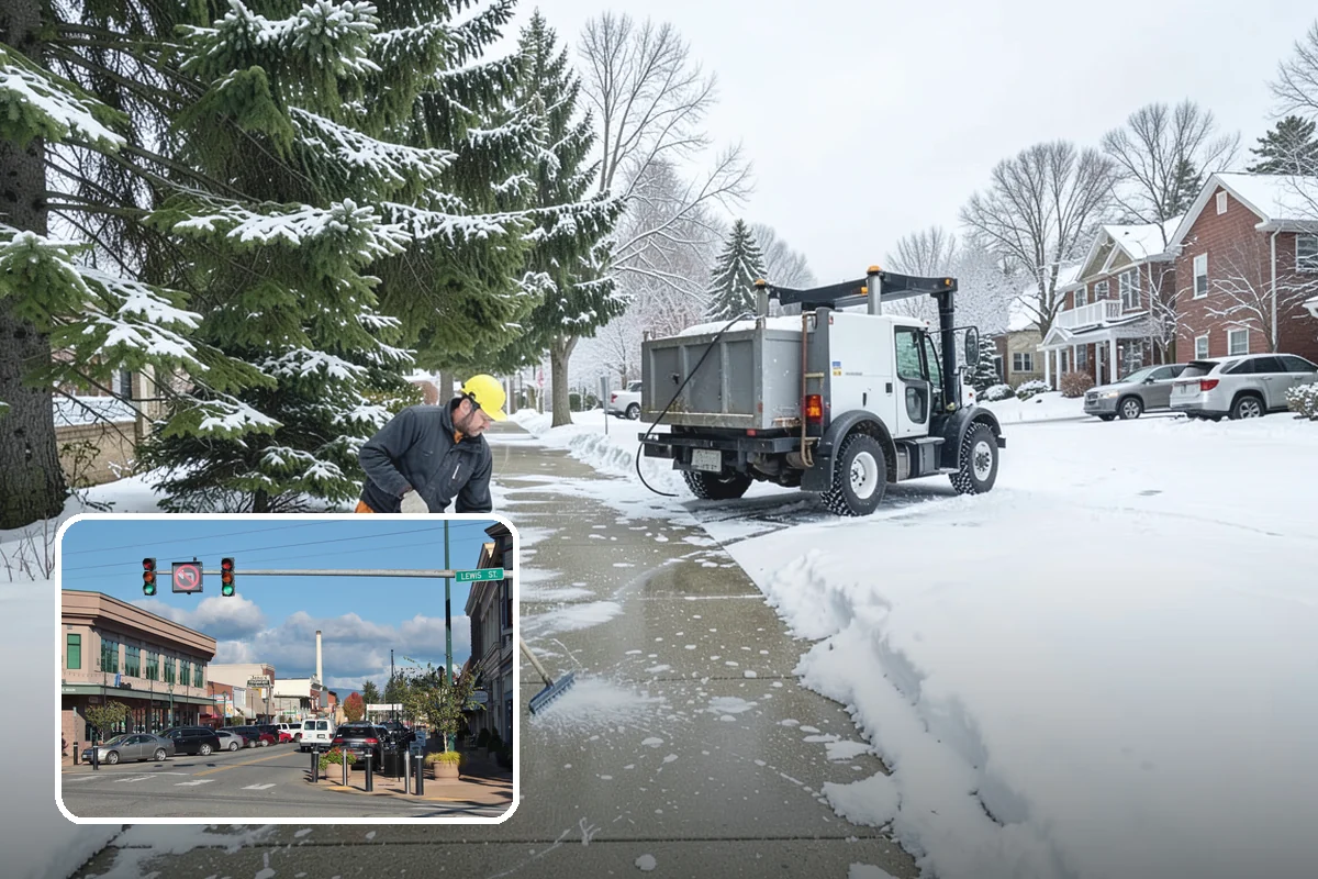 Daycare Snow Removal in Monroe, Snohomish County, WA - Safe walkways for parents and children