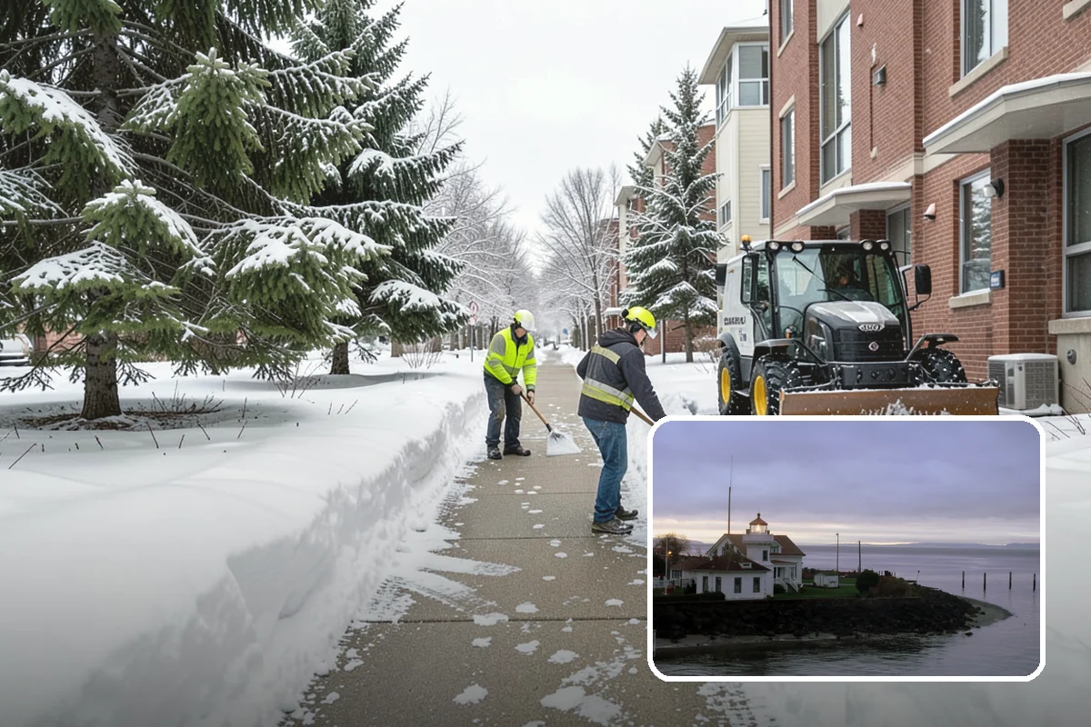 Daycare Snow Removal in Mukilteo, Snohomish County, WA - Safe walkways for parents and children