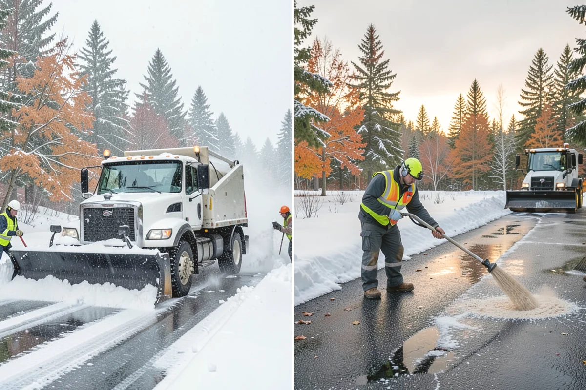 Daycare Snow Removal in Mukilteo, Snohomish County, WA - Identify parking, drop-off, and entry paths