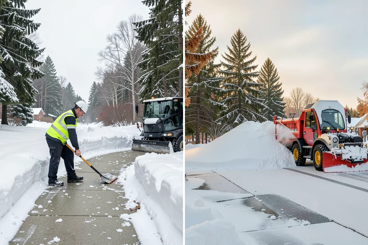 Daycare Snow Removal in Normandy Park, King County, WA - Identify parking, drop-off, and entry paths