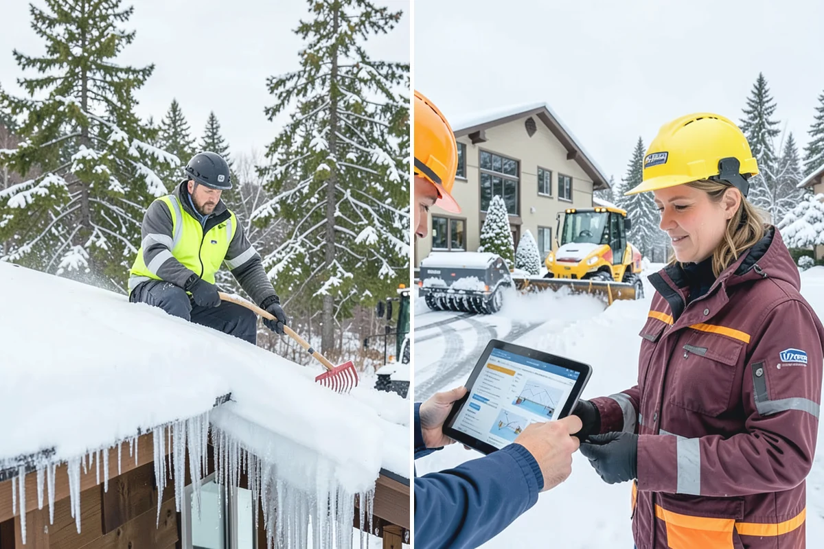 Daycare Snow Removal in Renton, King County, WA - Identify parking, drop-off, and entry paths