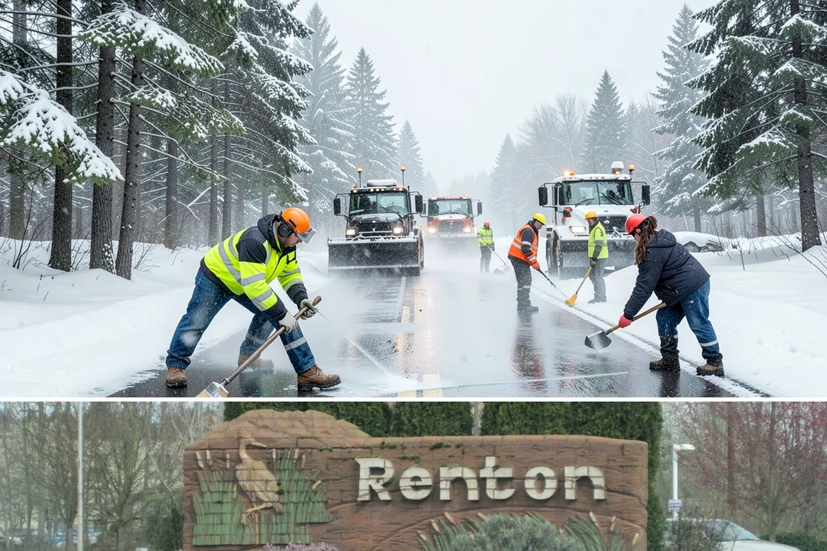 Daycare Snow Removal in Renton, King County, WA - Daycare clearing is in highest demand on snowy mornings from December to February.