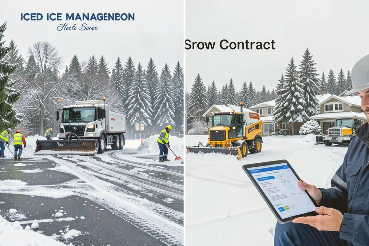 Daycare Snow Removal in Sammamish, King County, WA - Identify parking, drop-off, and entry paths