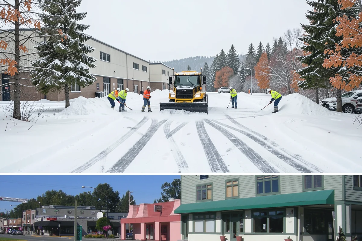 Daycare Snow Removal in Snoqualmie, King County, WA - Daycare clearing is in highest demand on snowy mornings from December to February.