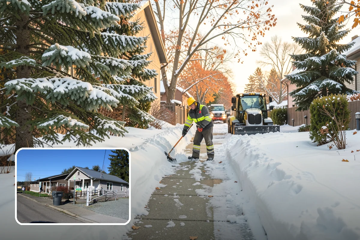 Daycare Snow Removal in South Prairie, Pierce County, WA - Safe walkways for parents and children