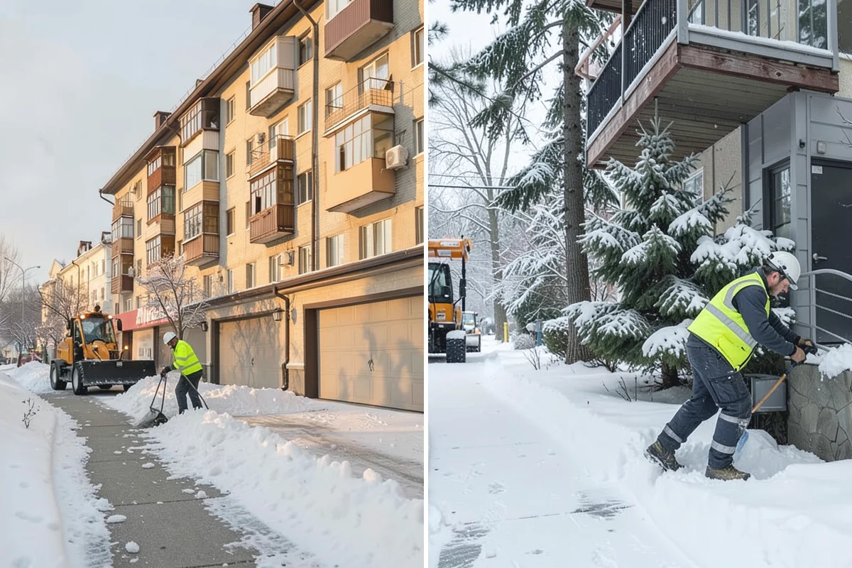 Daycare Snow Removal in Sumner, Pierce County, WA - Identify parking, drop-off, and entry paths
