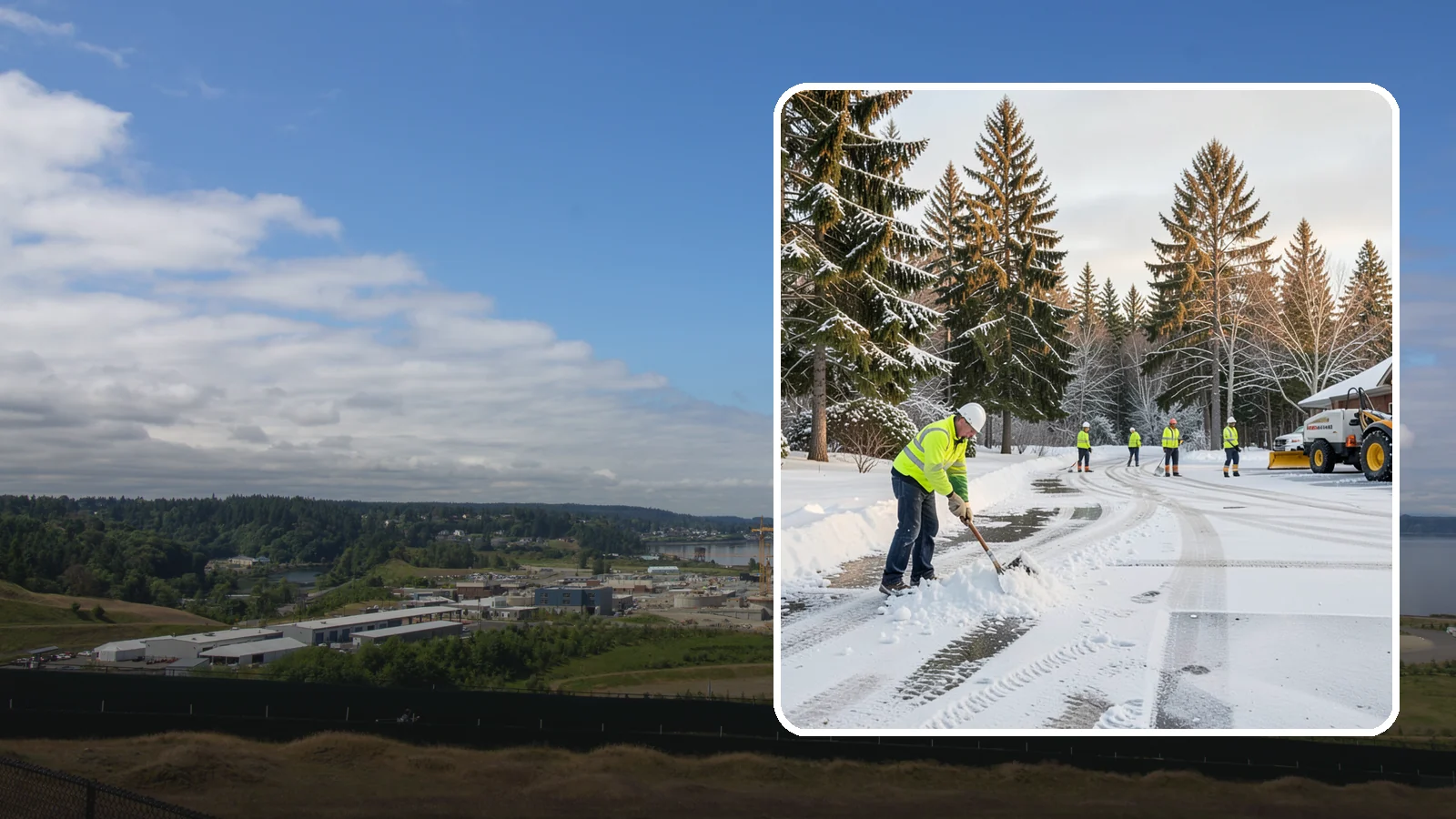 Daycare Snow Removal in University Place, Pierce County, WA - We clear daycare properties with extra care so children, parents, and staff stay safe on winter mornings.