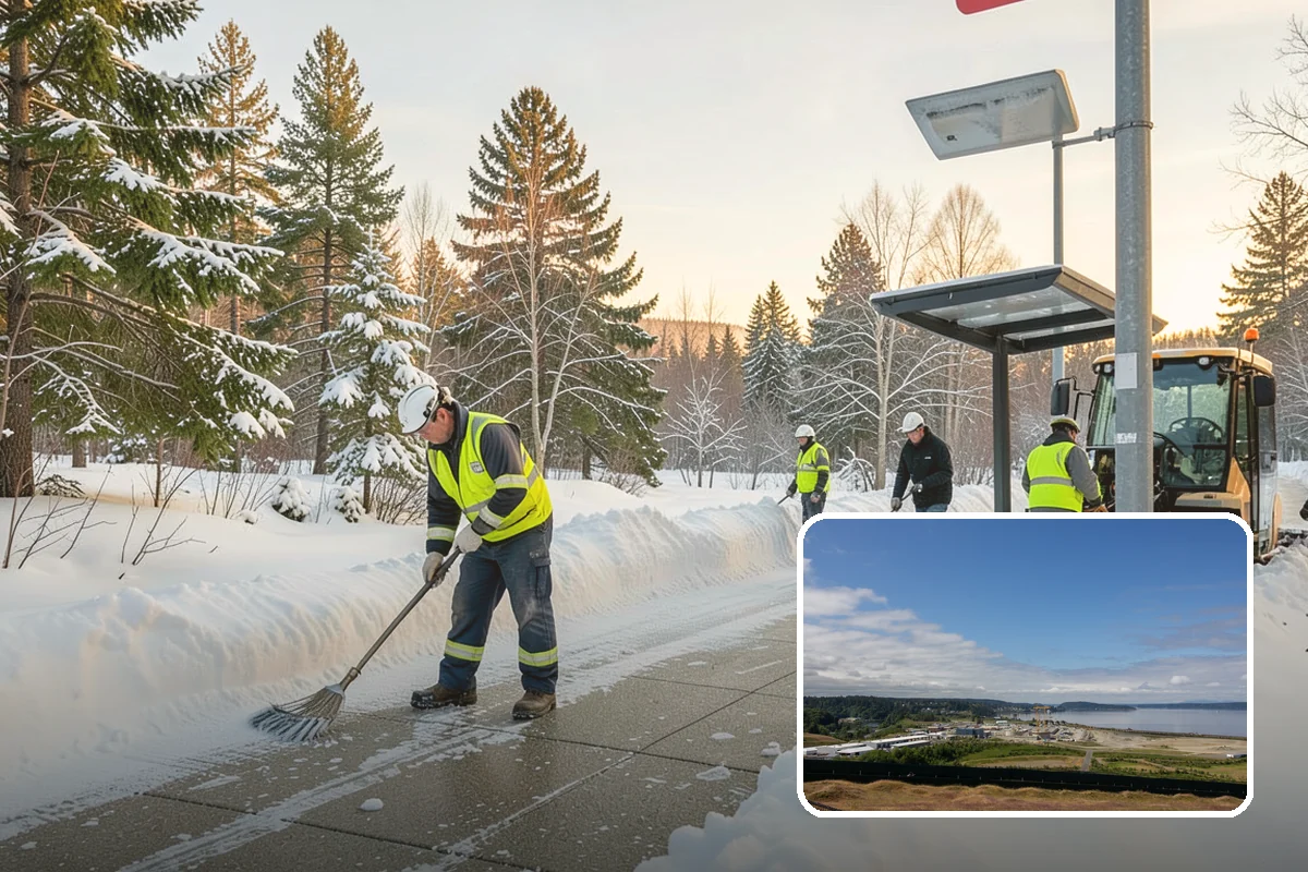 Daycare Snow Removal in University Place, Pierce County, WA - Safe walkways for parents and children