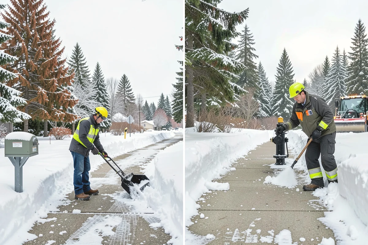 Daycare Snow Removal in University Place, Pierce County, WA - Identify parking, drop-off, and entry paths